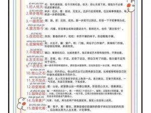 《智闯成语小秀才1009关：挑战语言智慧之旅》