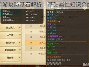 天下手游攻防基石解析：基础属性知识全面解读