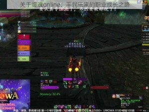 关于噬魂online：平民玩家的职业成长之路