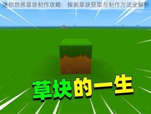 迷你世界草块制作攻略：探索草块获取与制作方法全解析