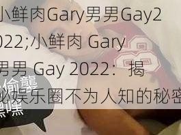 小鲜肉Gary男男Gay2022;小鲜肉 Gary 男男 Gay 2022：揭秘娱乐圈不为人知的秘密