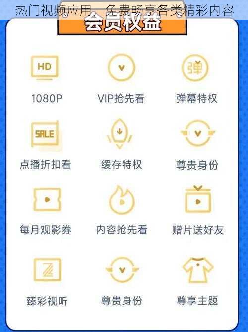 热门视频应用，免费畅享各类精彩内容