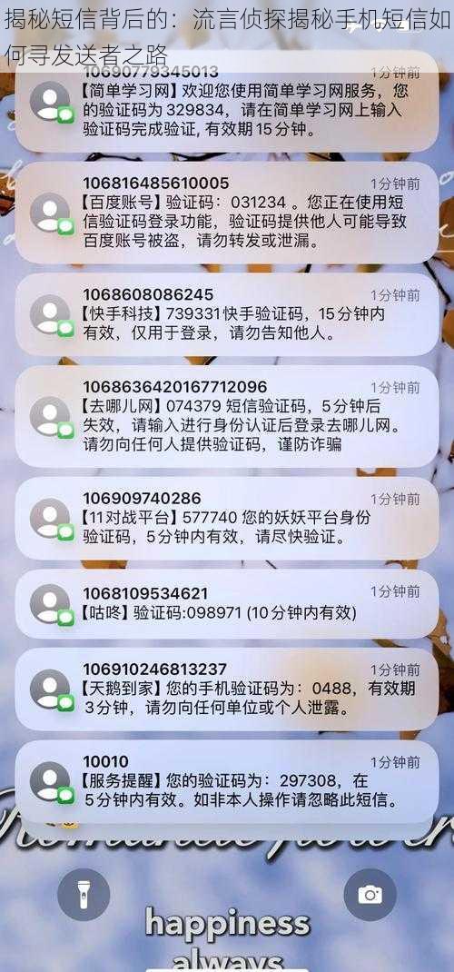 揭秘短信背后的：流言侦探揭秘手机短信如何寻发送者之路