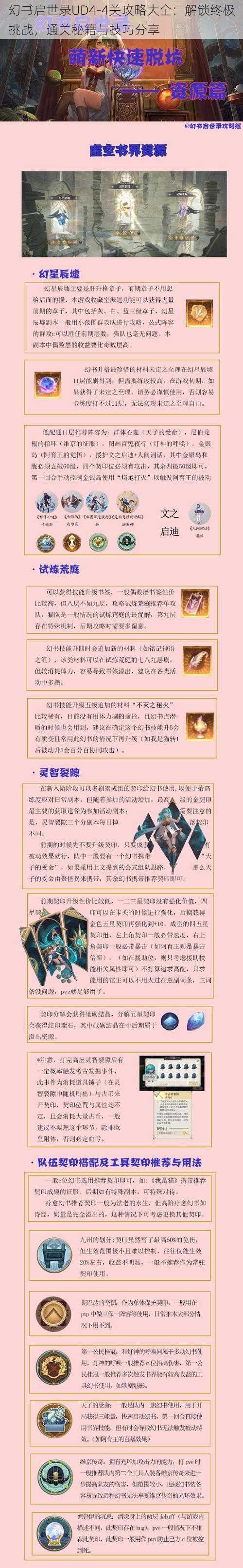 幻书启世录UD4-4关攻略大全：解锁终极挑战，通关秘籍与技巧分享