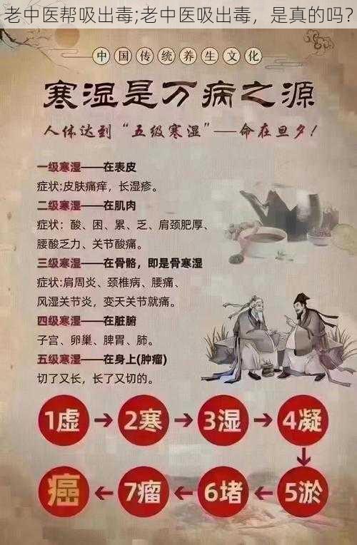 老中医帮吸出毒;老中医吸出毒，是真的吗？