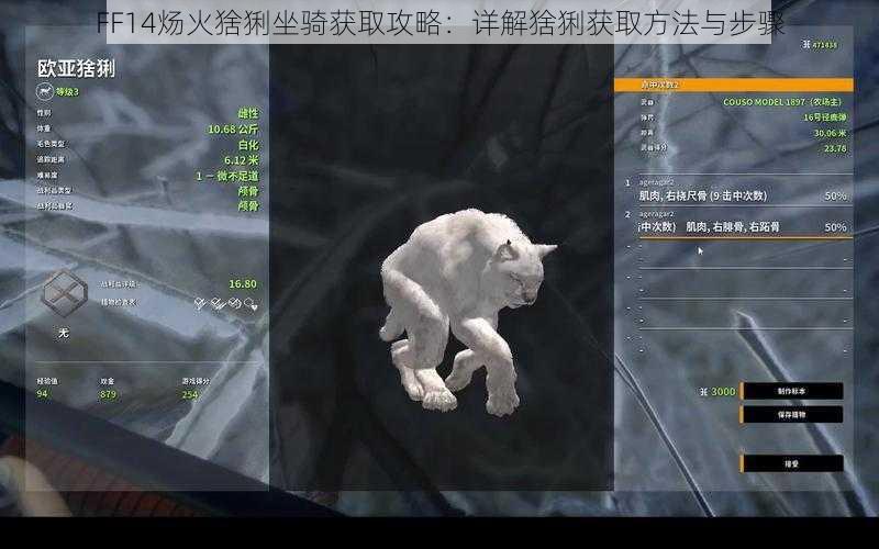 FF14炀火猞猁坐骑获取攻略：详解猞猁获取方法与步骤