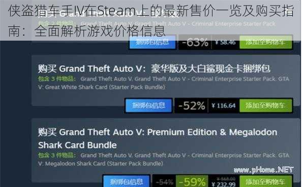 侠盗猎车手IV在Steam上的最新售价一览及购买指南：全面解析游戏价格信息