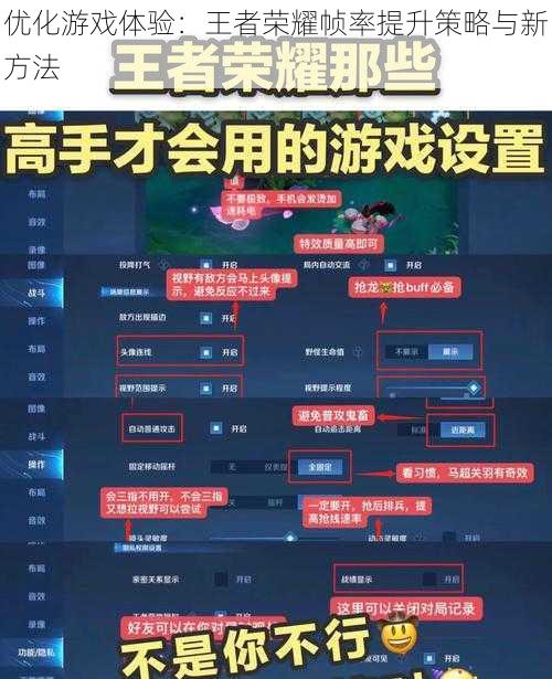 优化游戏体验：王者荣耀帧率提升策略与新方法