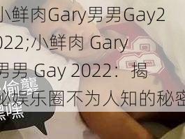 小鲜肉Gary男男Gay2022;小鲜肉 Gary 男男 Gay 2022：揭秘娱乐圈不为人知的秘密