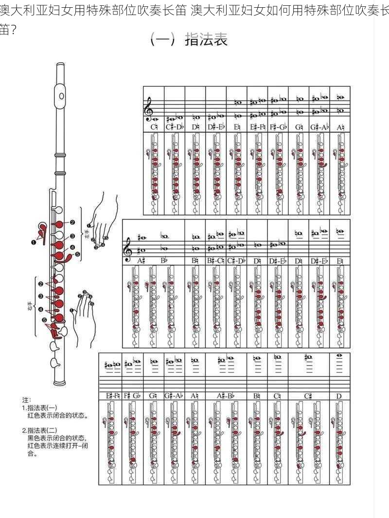 澳大利亚妇女用特殊部位吹奏长笛 澳大利亚妇女如何用特殊部位吹奏长笛？