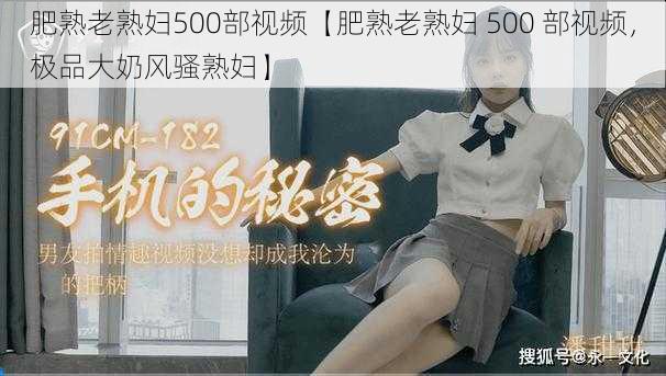 肥熟老熟妇500部视频【肥熟老熟妇 500 部视频，极品大奶风骚熟妇】