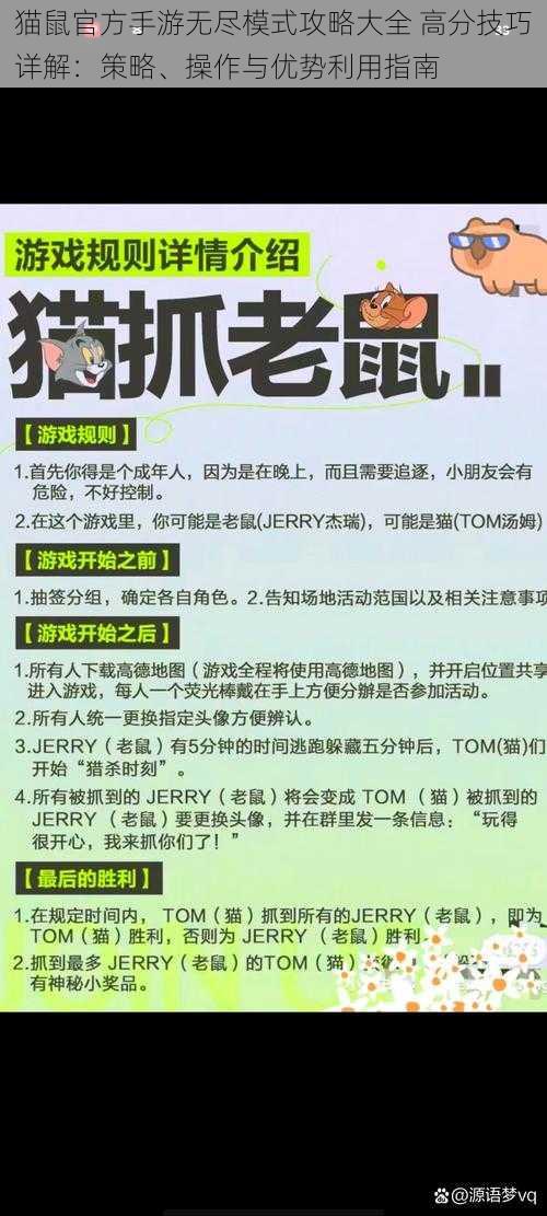 猫鼠官方手游无尽模式攻略大全 高分技巧详解：策略、操作与优势利用指南