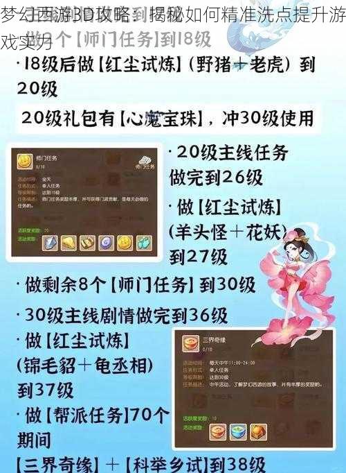 梦幻西游3D攻略：揭秘如何精准洗点提升游戏实力