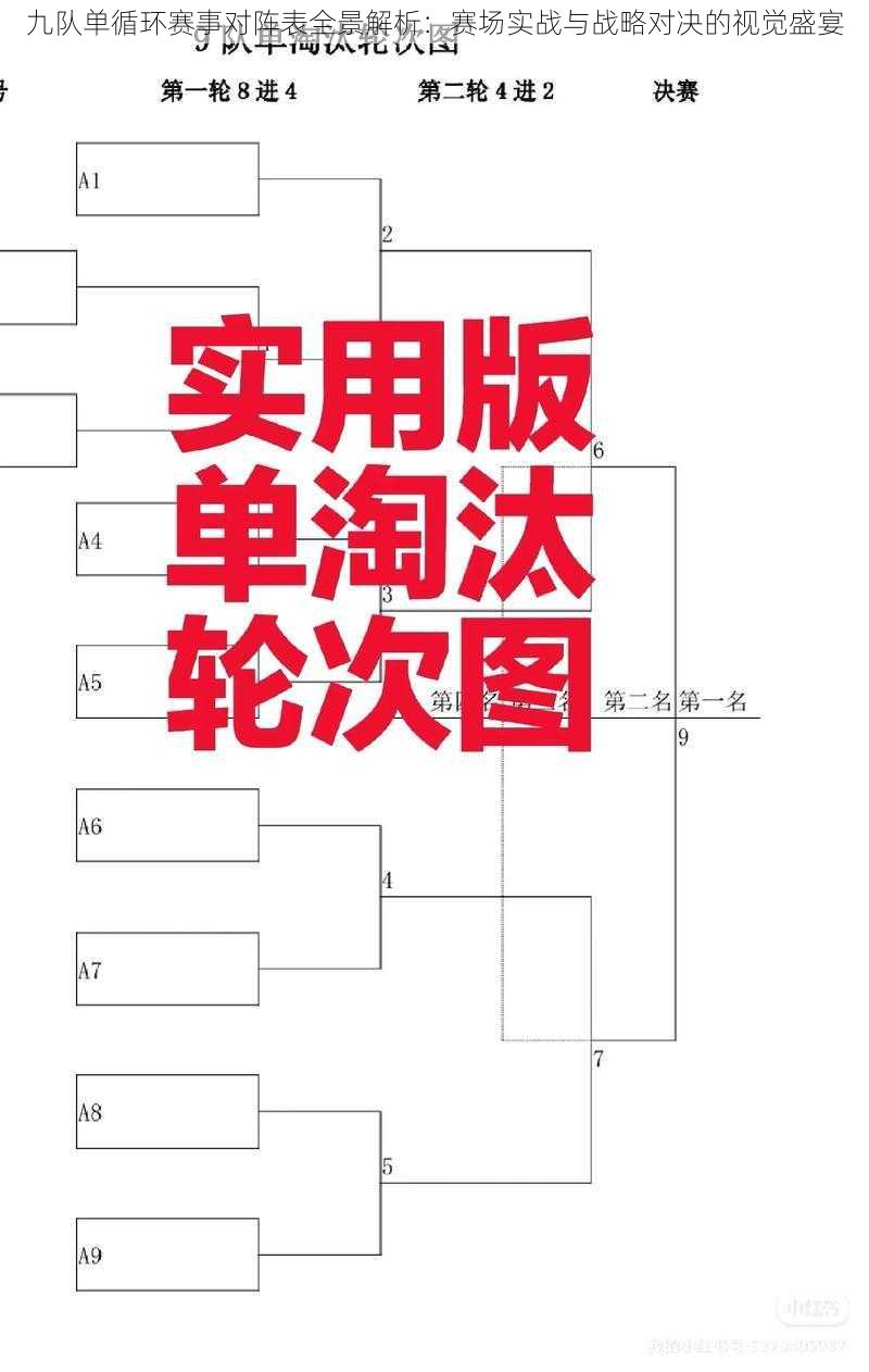 九队单循环赛事对阵表全景解析：赛场实战与战略对决的视觉盛宴