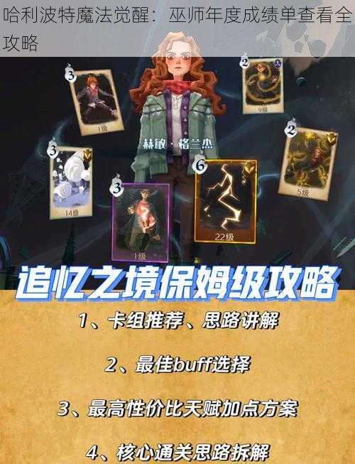 哈利波特魔法觉醒：巫师年度成绩单查看全攻略